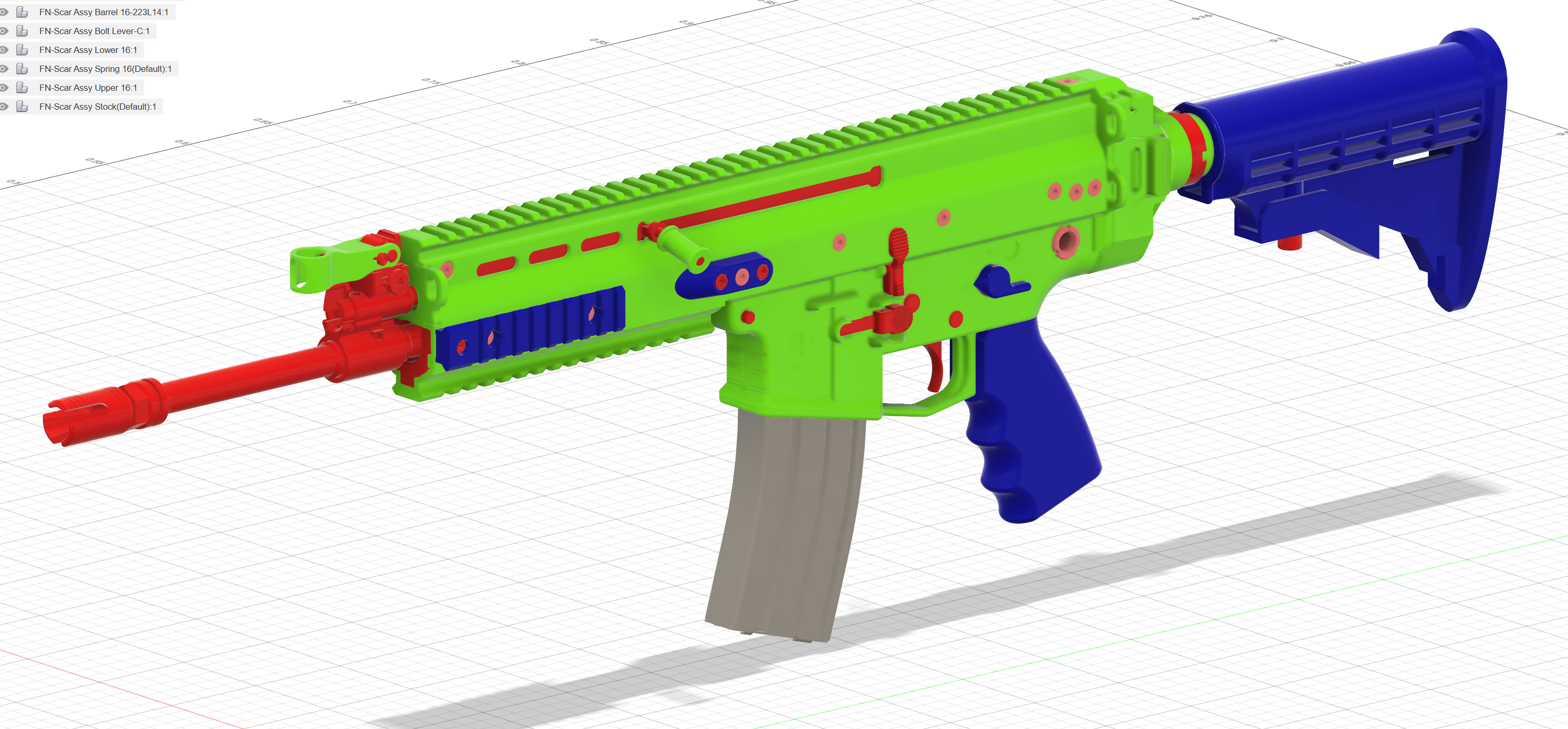 FN Scar-16 Reference Model